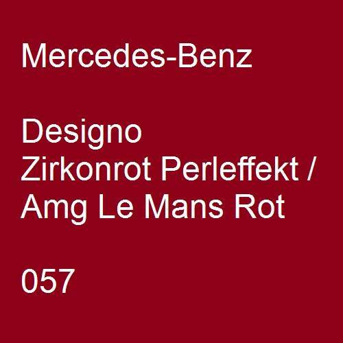 Mercedes-Benz, Designo Zirkonrot Perleffekt / Amg Le Mans Rot, 057.